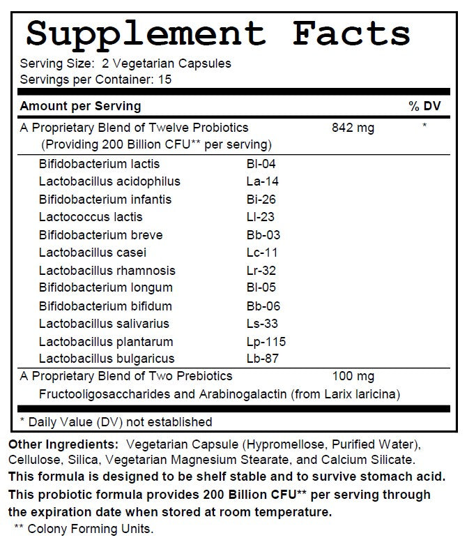 PB-200 (Shelf Stable Probiotic)