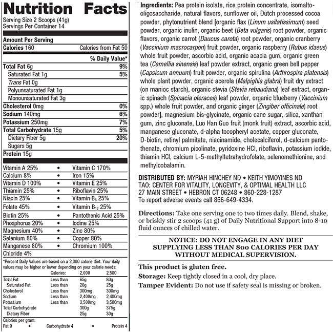 Daily Nutritional Support