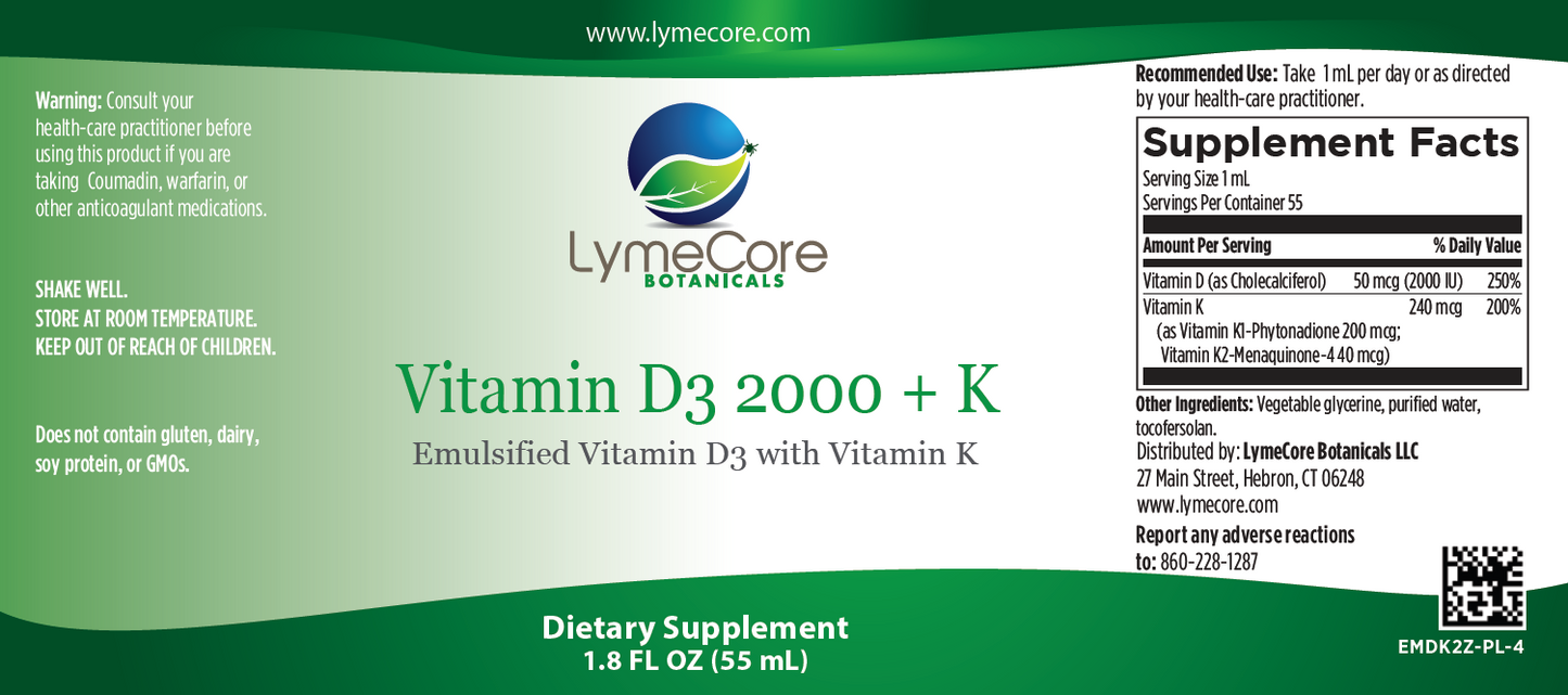 Vitamin D3 2000 + K