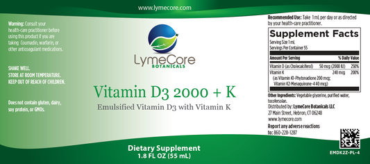 Vitamin D3 2000 + K