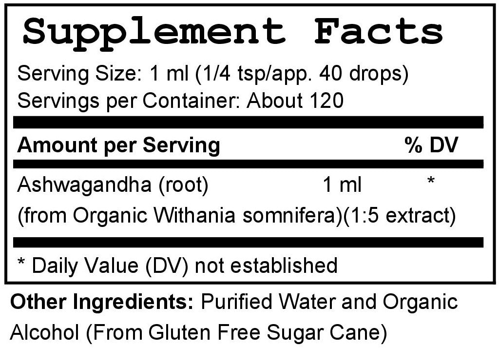 Ashwagandha Supplement Facts