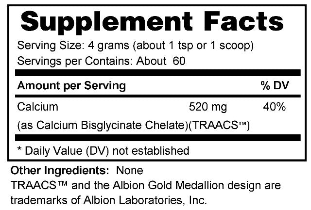 Undiluted Calcium Powder