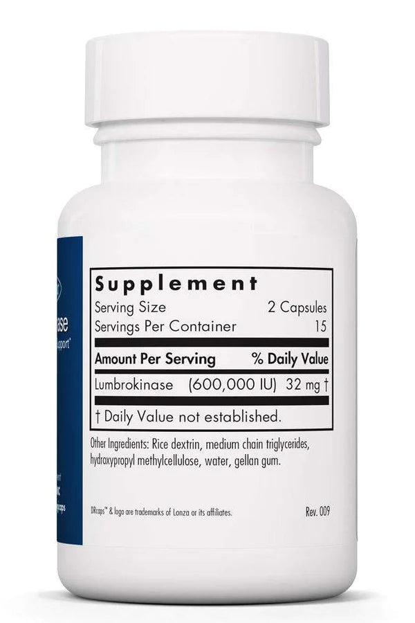 Allergy Research Group Lumbrokinase - Circulatory System Support - 60 time released capsules