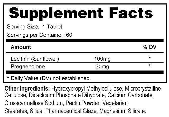 Pregnenolone Delayed Release